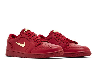 Jordan 1 Low Method of Make Gym Red Metallic Gold (Women's)