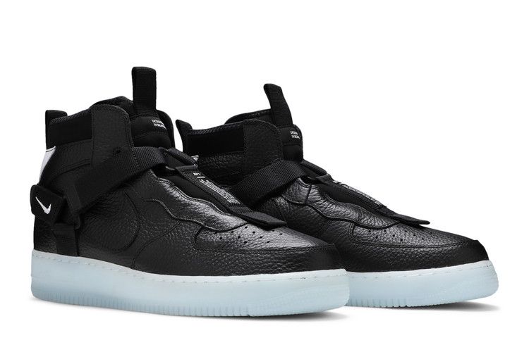 Nike Air Force 1 Mid Utility Black Half Blue