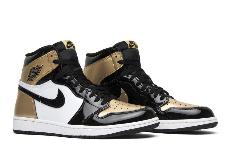 Jordan 1 Retro High NRG Patent Gold Toe