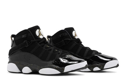 Jordan 6 Rings Black Metallic Gold White