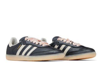 adidas Samba OG Black Pink Ribbon Laces (Women's)