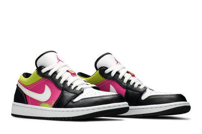 Jordan 1 Low Black Active Fuchsia Cyber