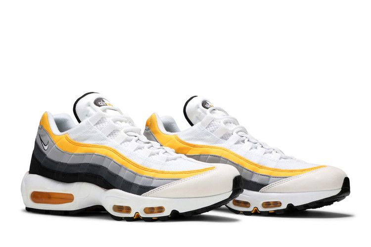 Nike Air Max 95 White Amarillo Dark Grey