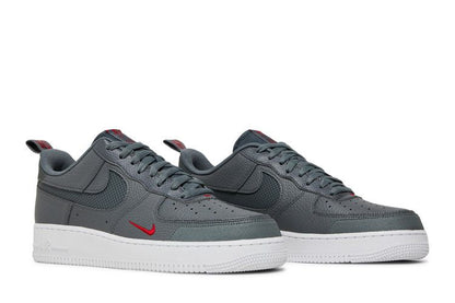 Nike Air Force 1 Low LV8 Smoke Grey Red Reflective Swoosh
