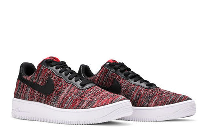 Nike Air Force 1 Flyknit 2.0 University Red Black
