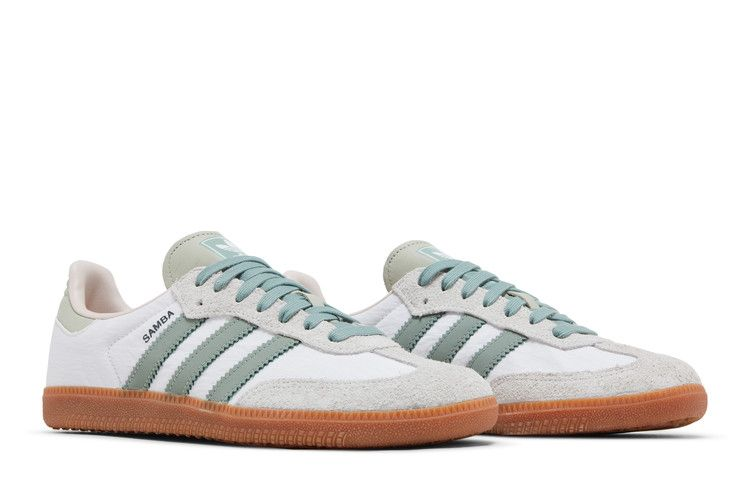 adidas Samba OG Silver Green Putty Mauve (Women's)