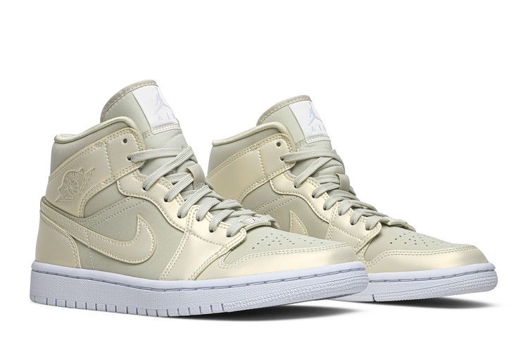 Jordan 1 Mid Goose Feather Yellow (Women's)