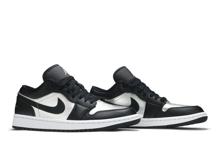 Jordan 1 Low SE Black Metallic Silver (Women's)