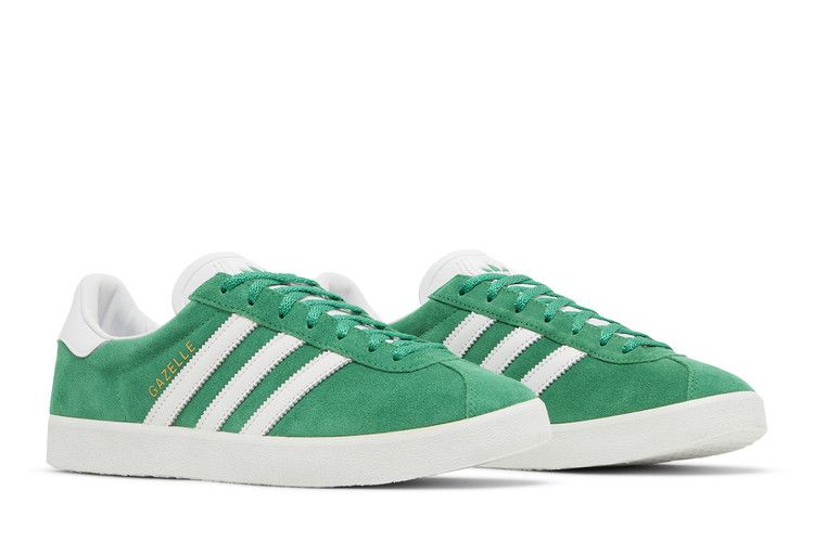 adidas Gazelle 85 Green White Gold Metallic