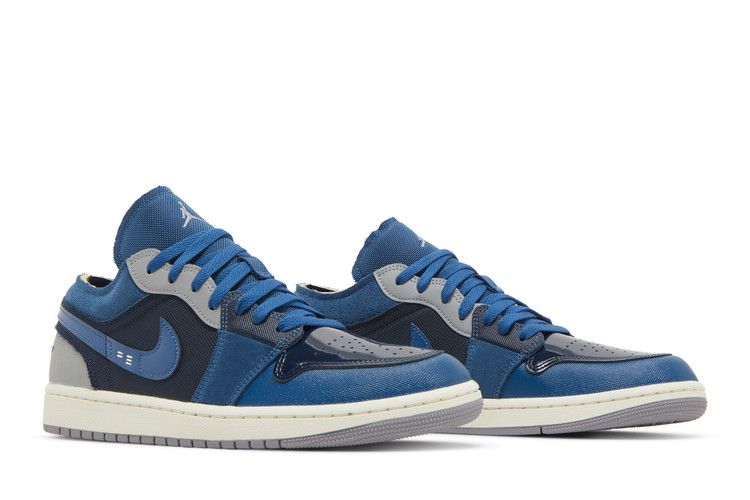 Jordan 1 Low SE Craft Obsidian French Blue Ashen Slate White