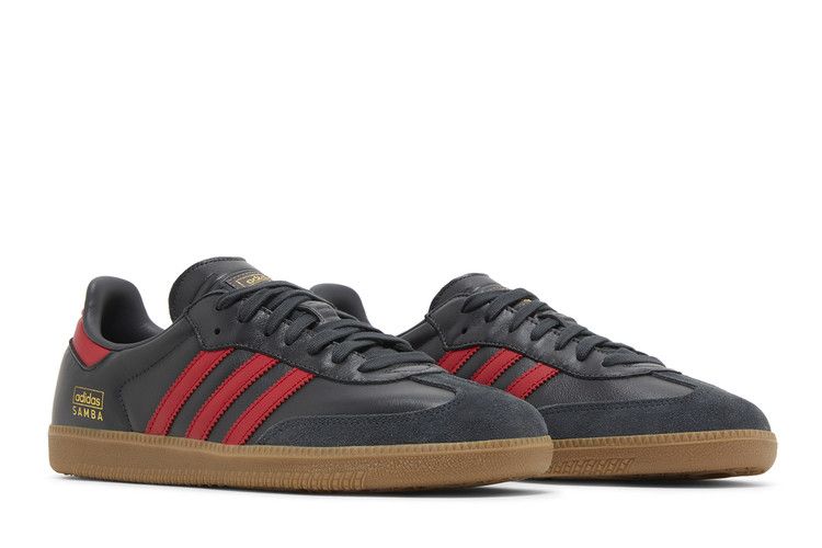 adidas Samba OG Carbon Better Scarlet