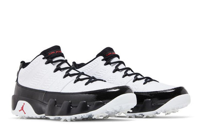 Jordan 9 Retro Low Golf White Black True Red