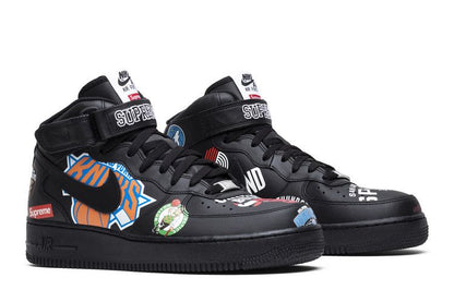 Nike Air Force 1 Mid Supreme NBA Black