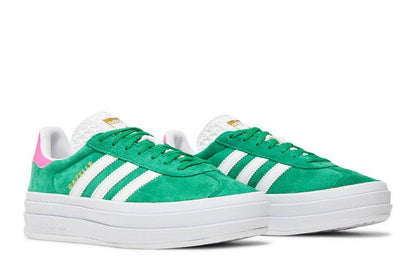 adidas Gazelle Bold Green Lucid Pink (Women's)