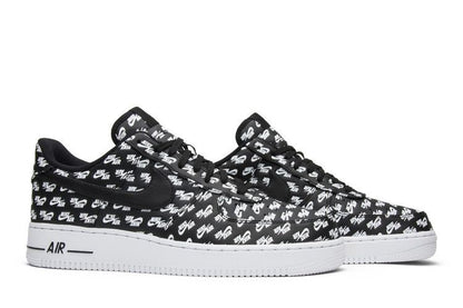 Nike Air Force 1 Low All Over Logo Black