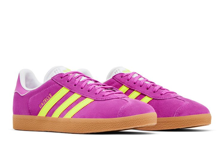 adidas Gazelle Purple Burst Solar Yellow (Women's)