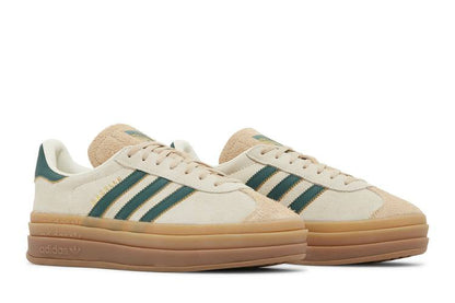 adidas Gazelle Bold Magic Beige Collegiate Green (Women's)