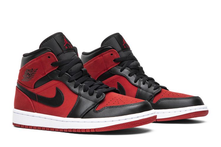 Jordan 1 Mid Gym Red Black