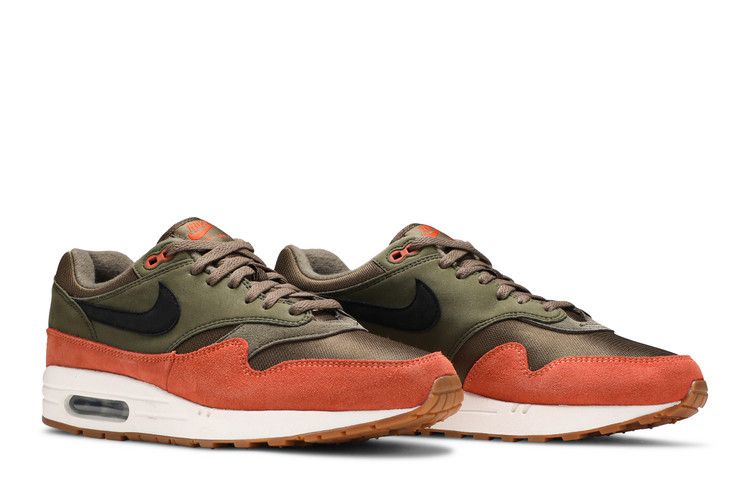 Nike Air Max 1 Olive Canvas Dark Russet