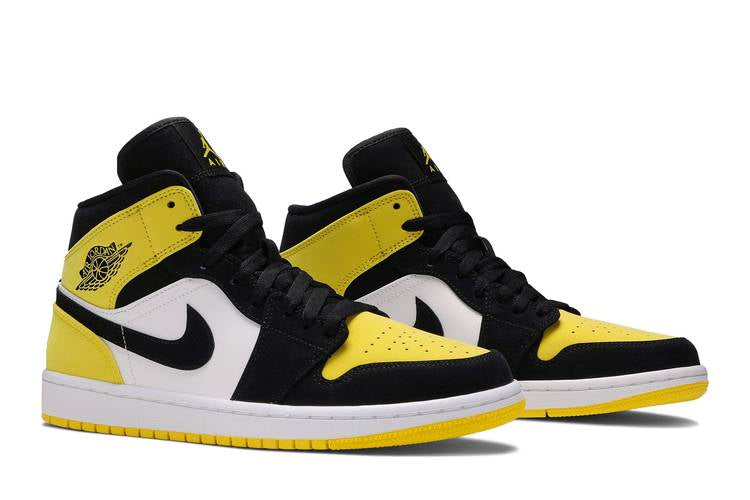 Jordan 1 Mid Yellow Toe Black