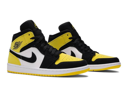 Jordan 1 Mid Yellow Toe Black