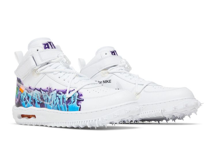Nike Air Force 1 Mid Off-White Graffiti White
