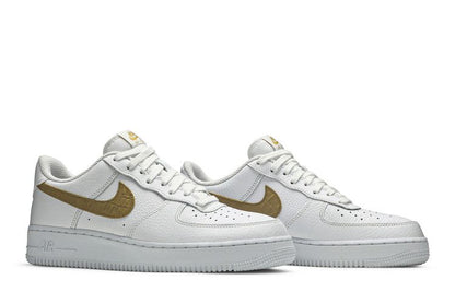 Nike Air Force 1 Low Pony Hair Snakeskin Club Gold