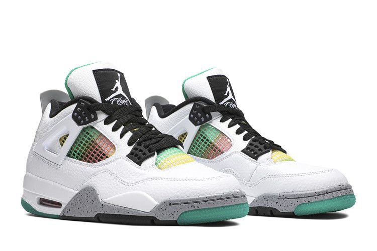 Jordan 4 Retro Lucid Green Rasta (Women's)