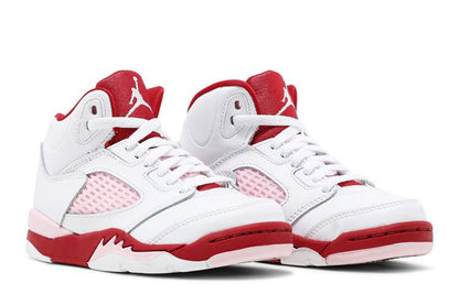 Jordan 5 Retro White Pink Red (PS)