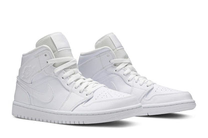 Jordan 1 Mid Triple White (2020)