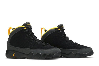 Jordan 9 Retro Dark Charcoal University Gold (PS)