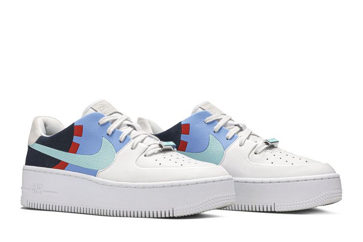 Nike Air Force 1 Low Sage White Light Blue (Women's)
