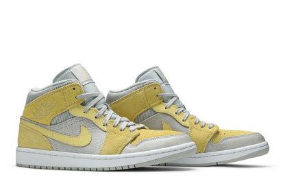 Jordan 1 Mid Mixed Textures Yellow