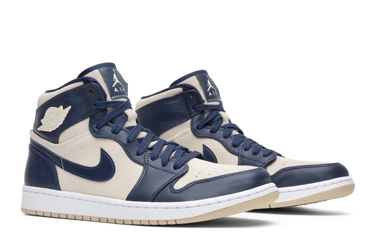 Jordan 1 Retro Premium Midnight Navy Light Cream (Women's)