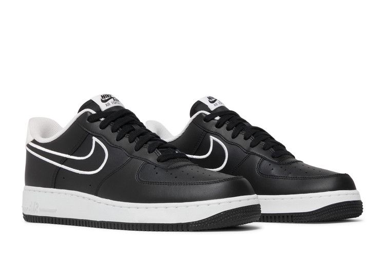 Nike Air Force 1 Low Leather Black White (2018)