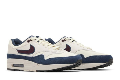 Nike Air Max 1 Coconut Milk Burgundy Crush Navy