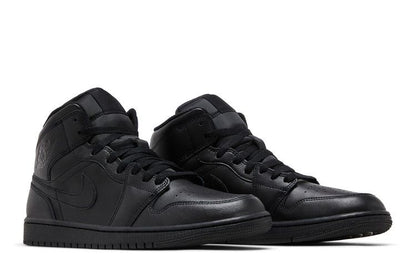 Jordan 1 Mid Triple Black