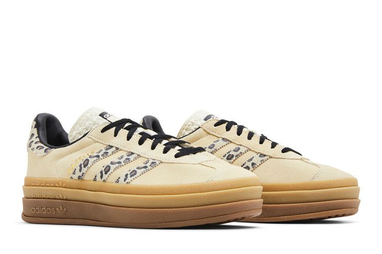 adidas Gazelle Bold Cream Black Leopard (Women's)