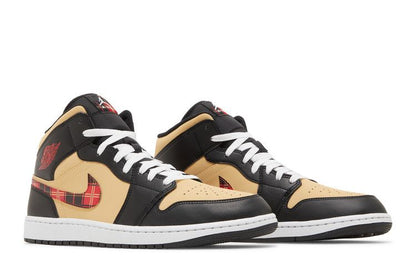 Air Jordan 1 Mid Tartan Swoosh
