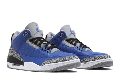 Jordan 3 Retro Varsity Royal Cement