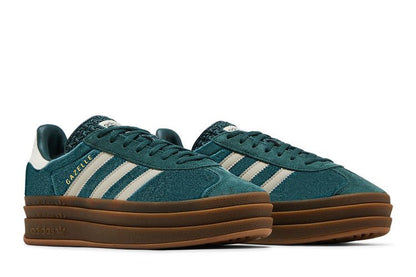 adidas Gazelle Bold Mineral Green Velvet (Women's)