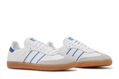 adidas Samba Leather Cloud White Lucid Blue