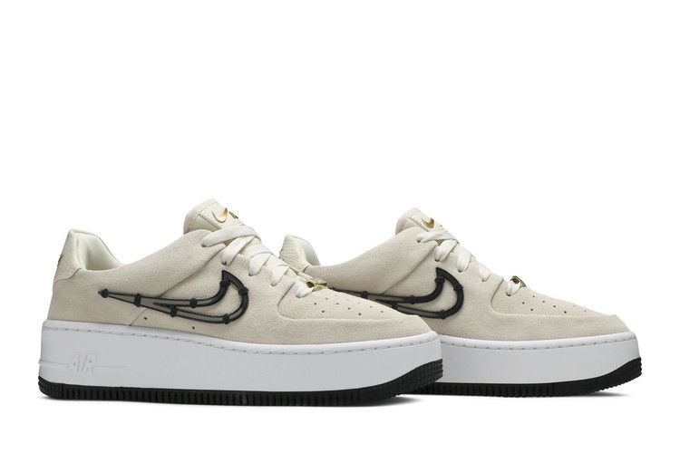 Nike Air Force 1 Sage Low LX Light Cream Black (Women's)