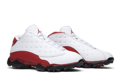 Jordan 13 Retro Golf Cleat White Red