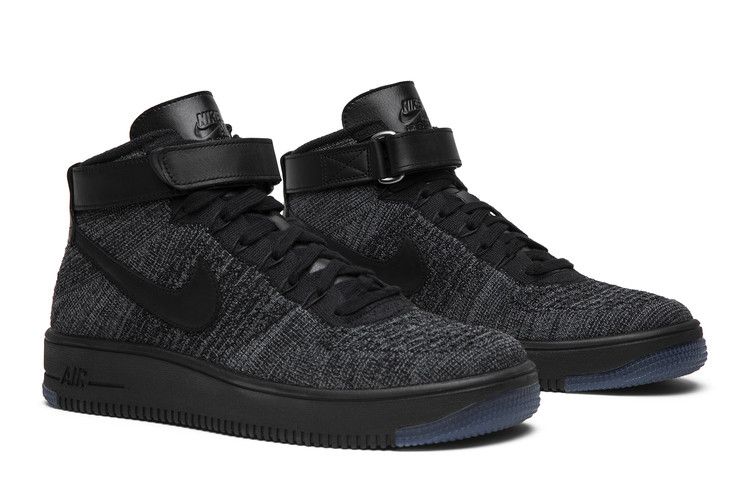 Nike Air Force 1 Ultra Flyknit Mid Dark Grey Black