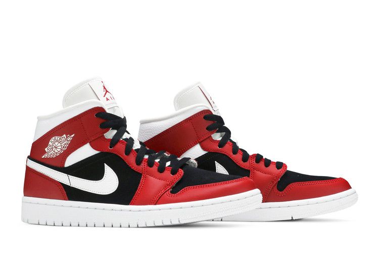 Jordan 1 Mid Gym Red Black (Women's)