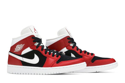 Jordan 1 Mid Gym Red Black (Women's)