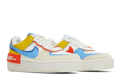 Nike Air Force 1 Low Shadow Sail Game Royal Rush Orange University Blue (Women's)