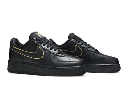 Nike Air Force 1 Low Black Gold Swoosh (Women's)