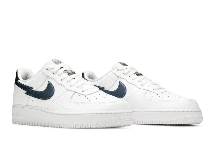 Nike Air Force 1 Low Split Swoosh White Aquamarine